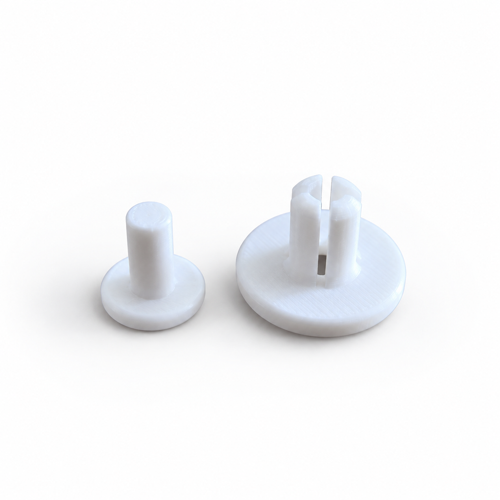 Car Trim - 8 mm Replacement Panel Clips (Pack of 10)