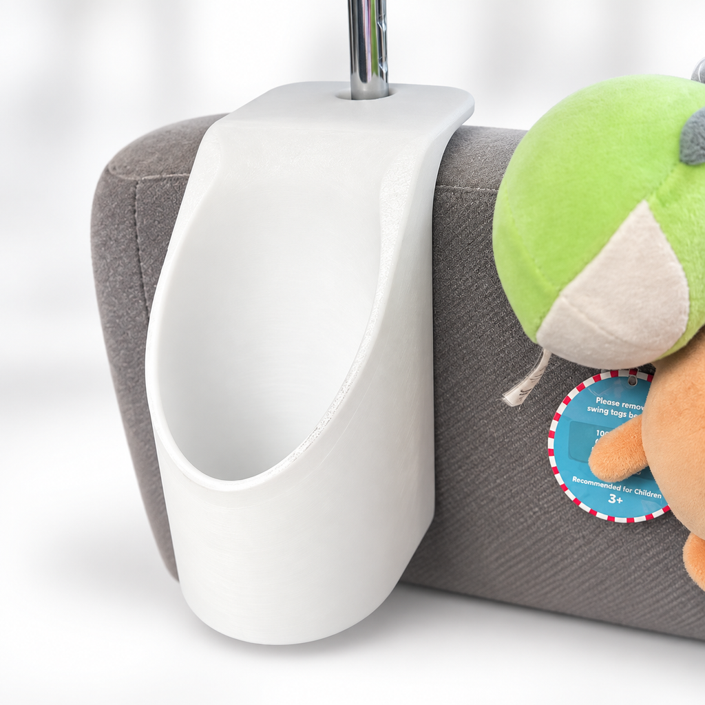 Car Headrest - Rear Passenger Cup Holder