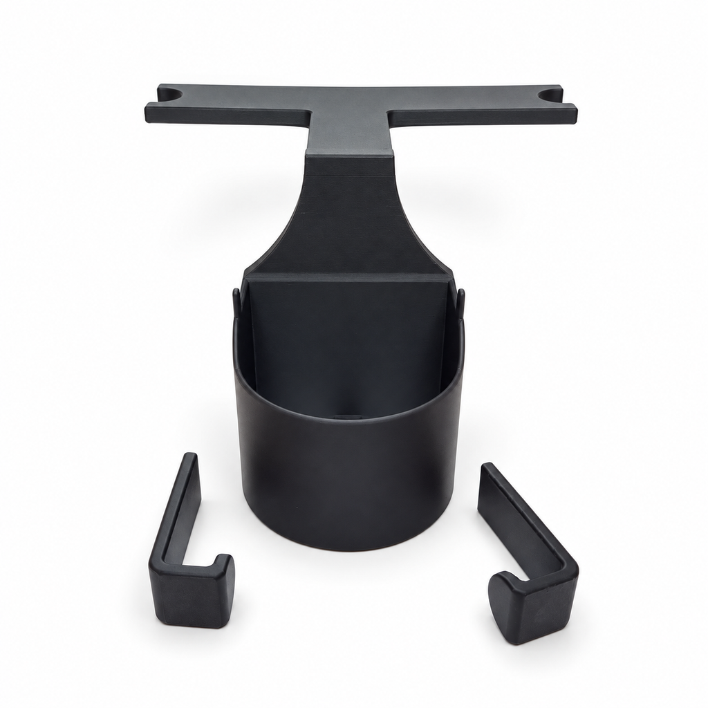 Car Headrest - Cup Holder with Phone and Bag Storage