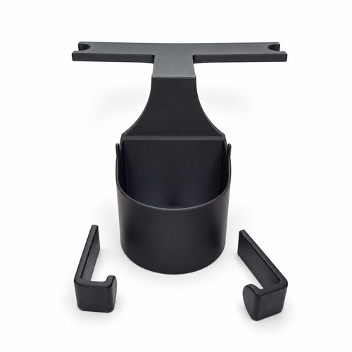 Car Headrest - Cup Holder with Phone and Bag Storage