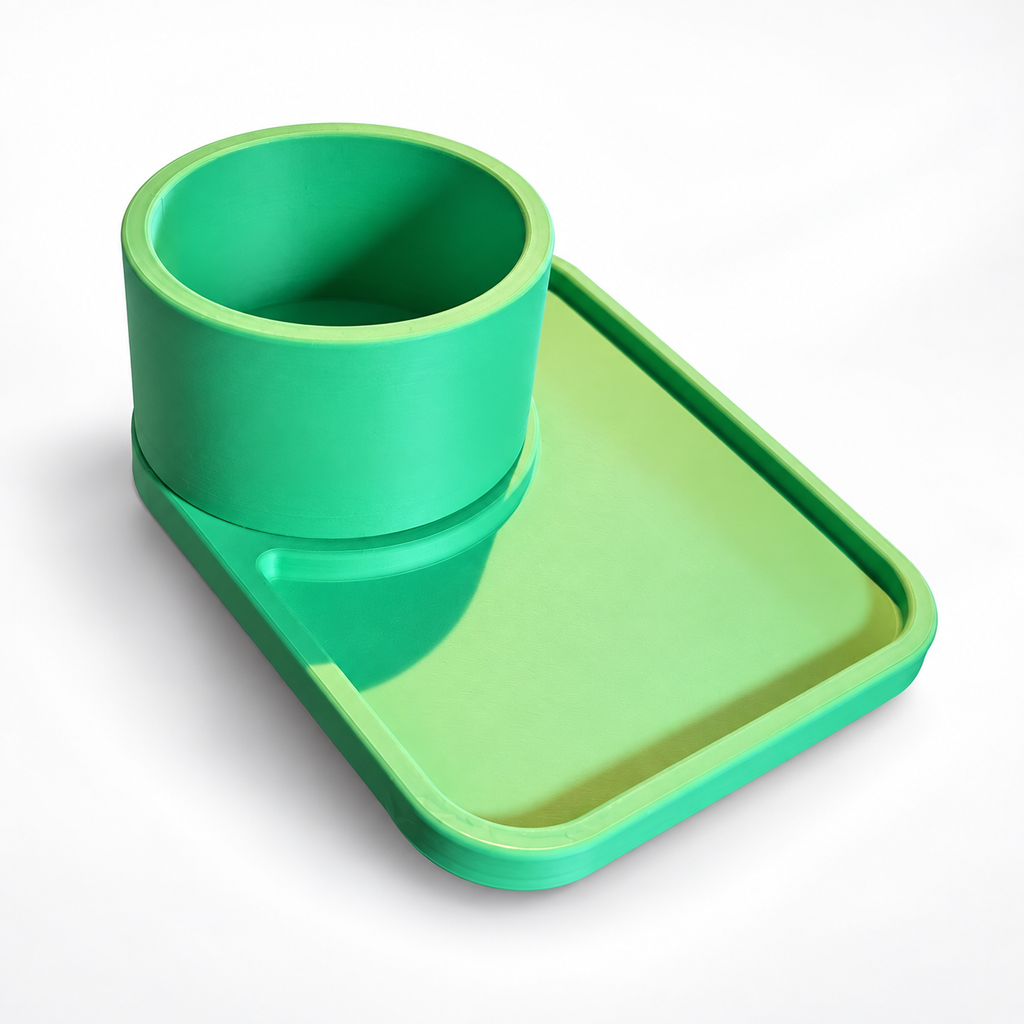 Car Seat Cup Holder - Rotating Snack Tray Insert