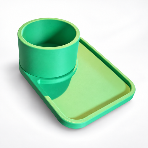 Car Seat Cup Holder - Rotating Snack Tray Insert