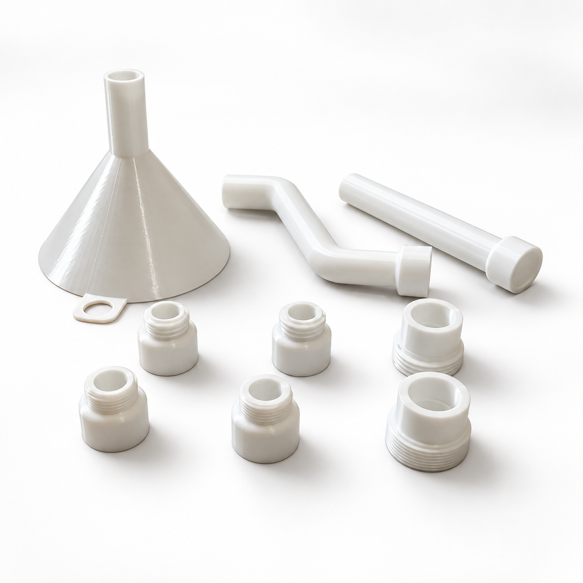 Motorcycle - Threaded Oil Filling Funnel and Adapter Kit