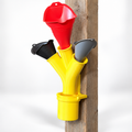 Garage - Three-Funnel Holder with Removable Drip Cup