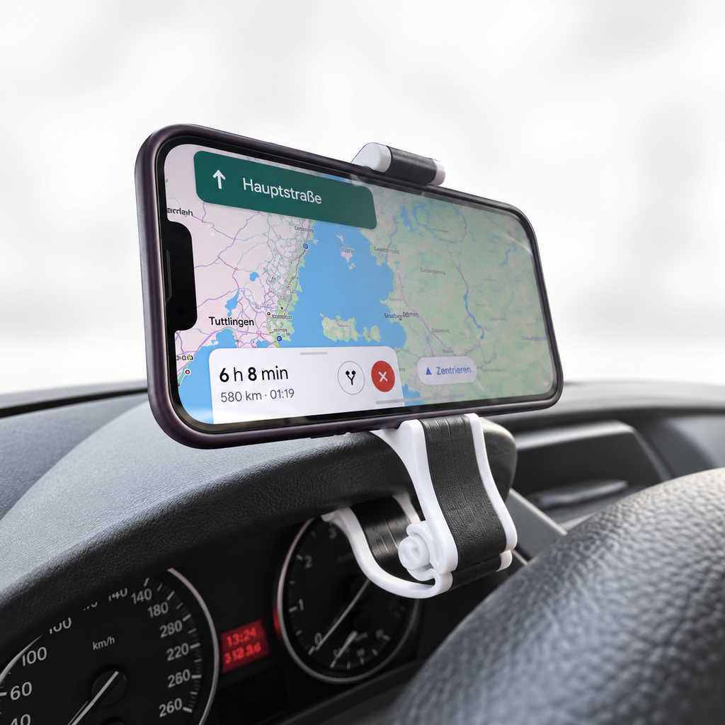 Car Dashboard / Desk - Compact Phone Holder Clip