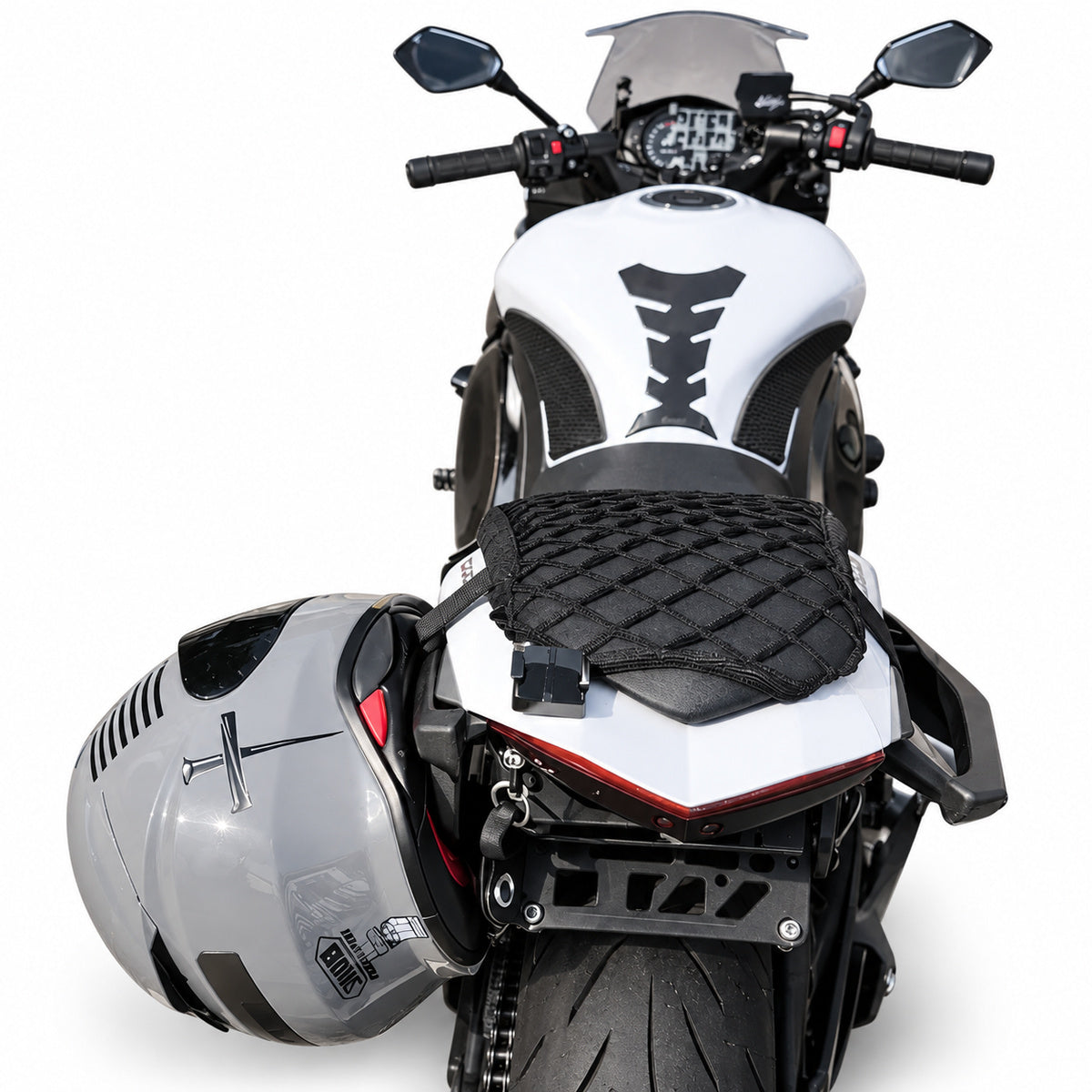 Motorcycle - Under-Seat Helmet Hanger 1