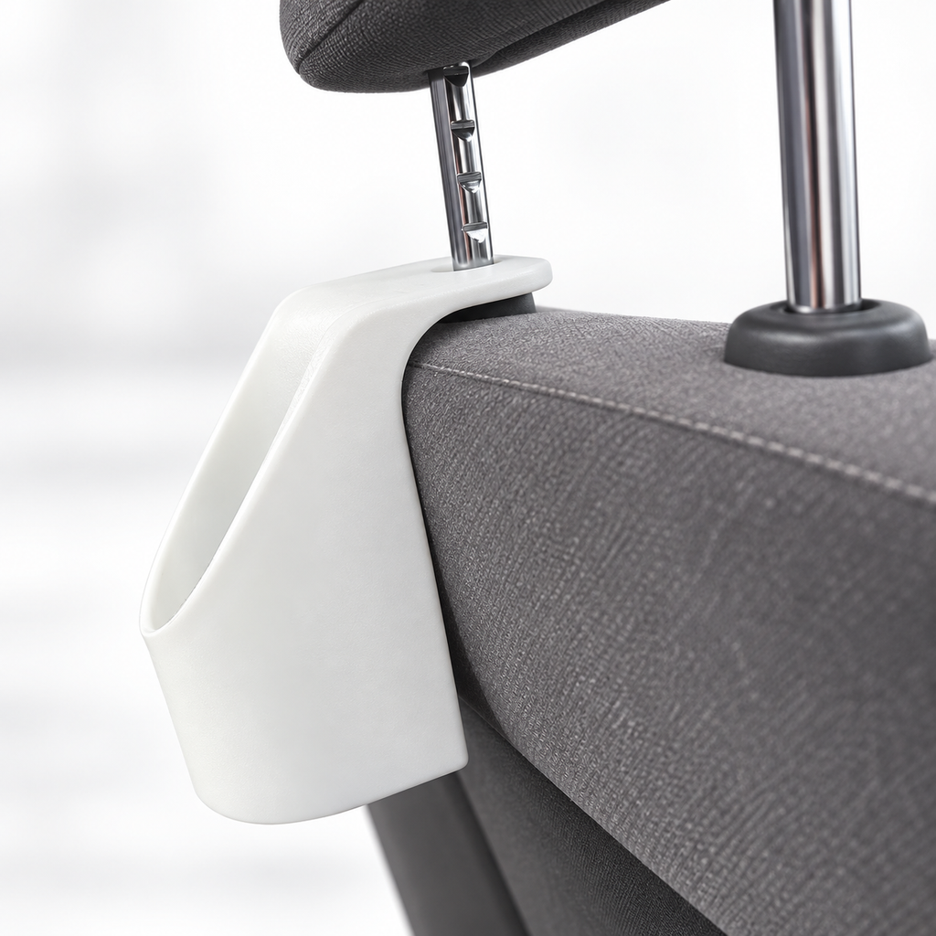 Car Headrest - Rear Passenger Cup Holder 2