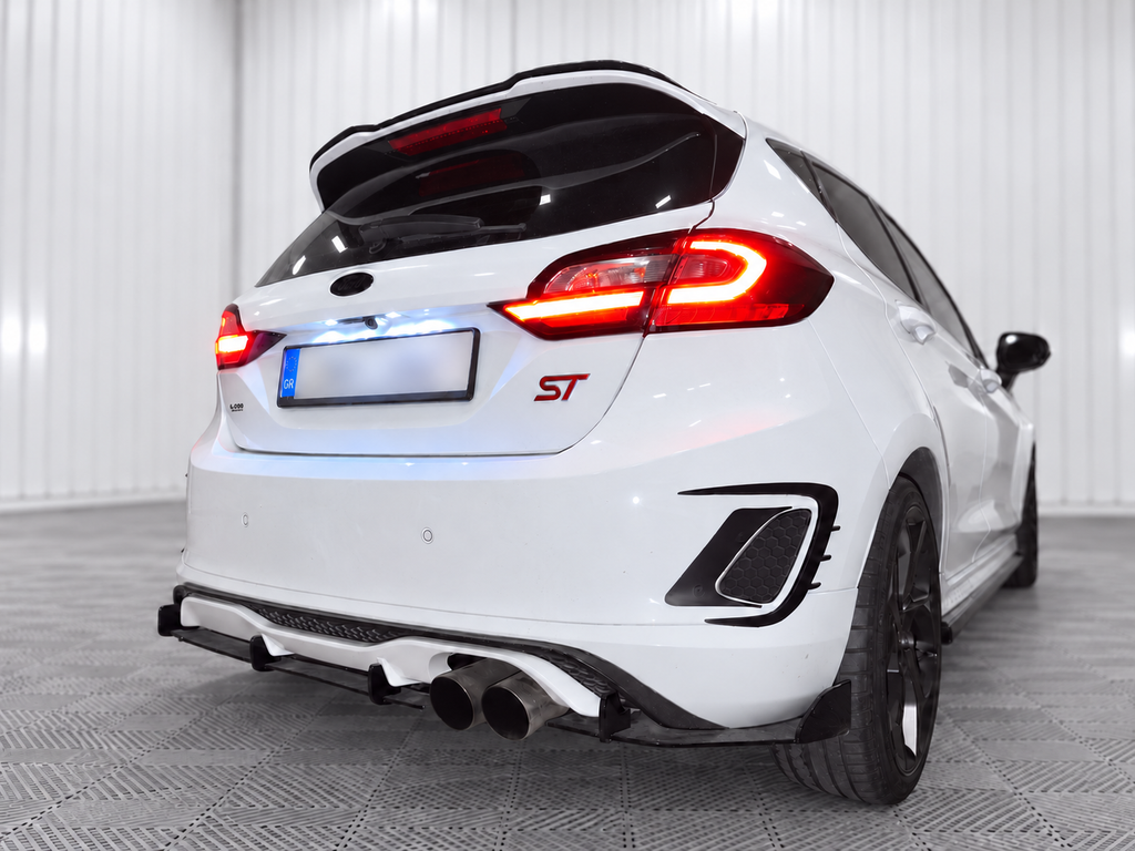 Ford Fiesta ST/ST-Line MK8/MK8.5 - Rear Bumper Lip Splitter Spoiler (Pair) 2
