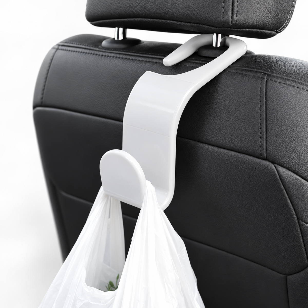 Car Headrest - Curved Bag Storage Hook 2