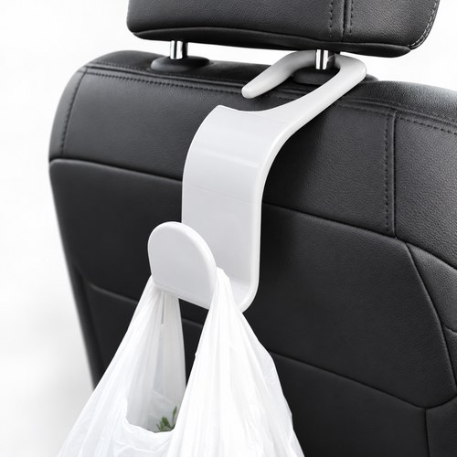 Car Headrest - Curved Bag Storage Hook 2