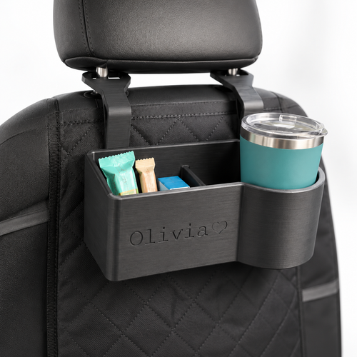Car Headrest - Slide-Lock Backseat Storage Organizer 2