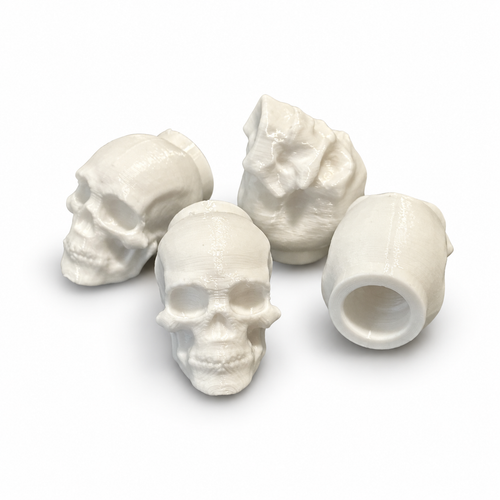 Car / Motorcycle - Gothic Skull Valve Caps (Set of 4) 2