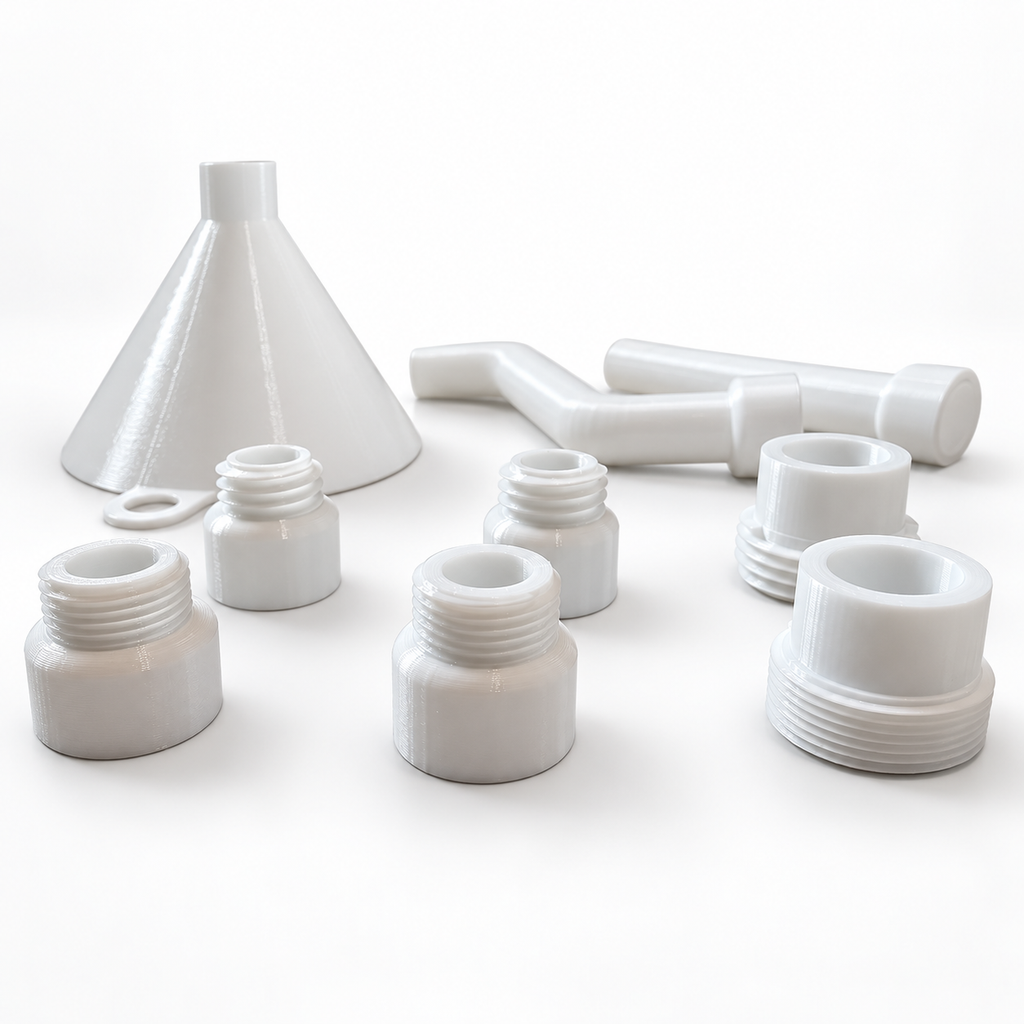 Motorcycle - Threaded Oil Filling Funnel and Adapter Kit 2