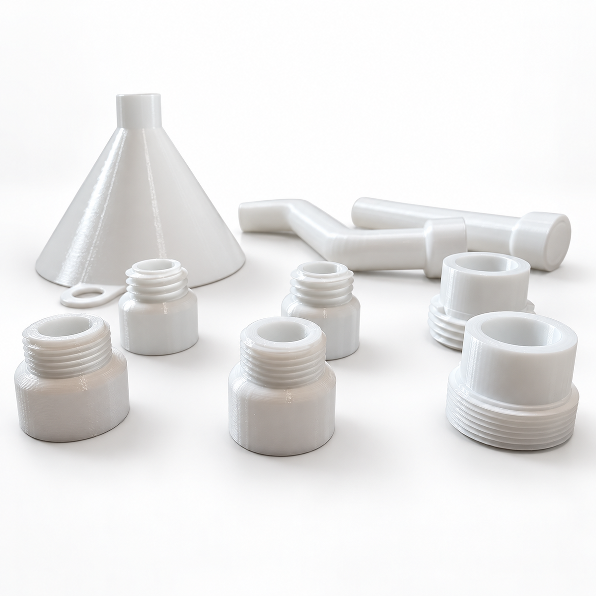 Motorcycle - Threaded Oil Filling Funnel and Adapter Kit 2