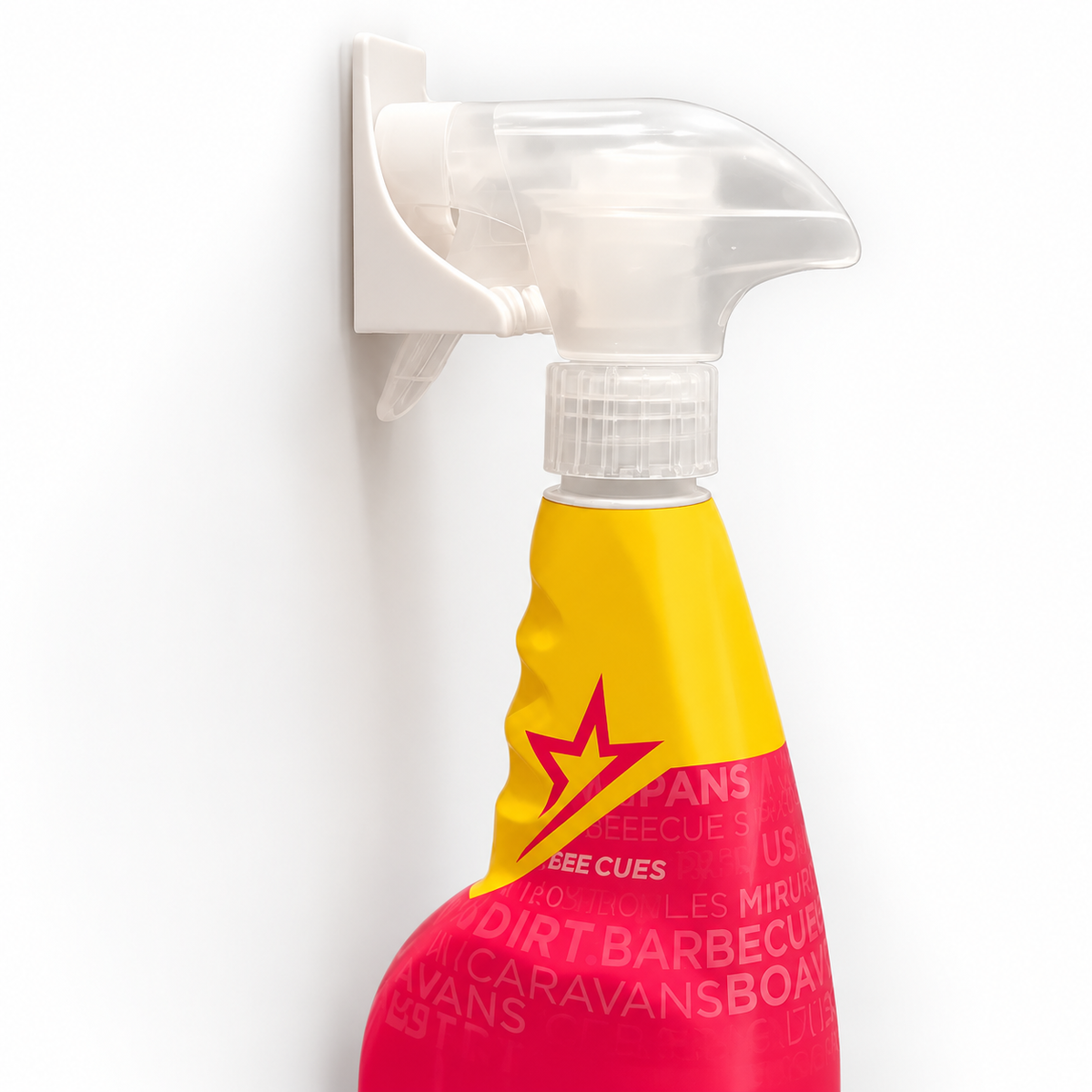 Garage Cabinet - Spray Bottle Hanging Bracket 2