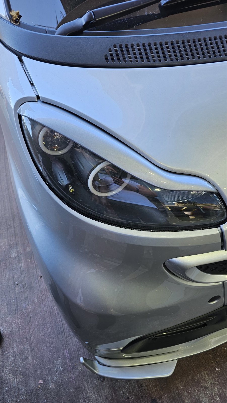 Smart Fortwo 451 - Headlight Eyebrows (Pair) 3
