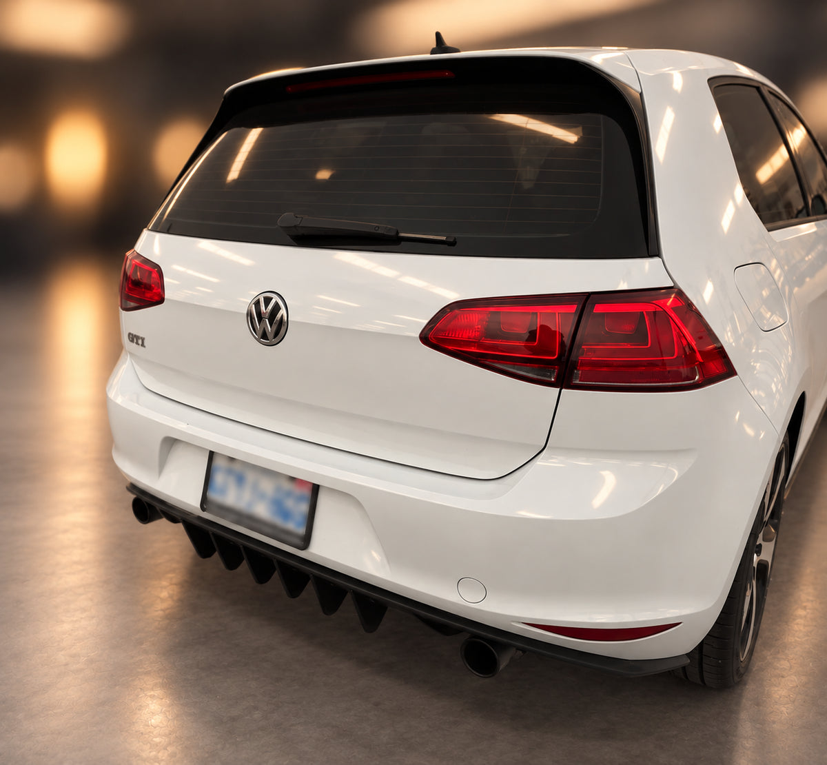 VW Golf MK7 GTI - Rear Diffuser Fins (Set of 6) 3