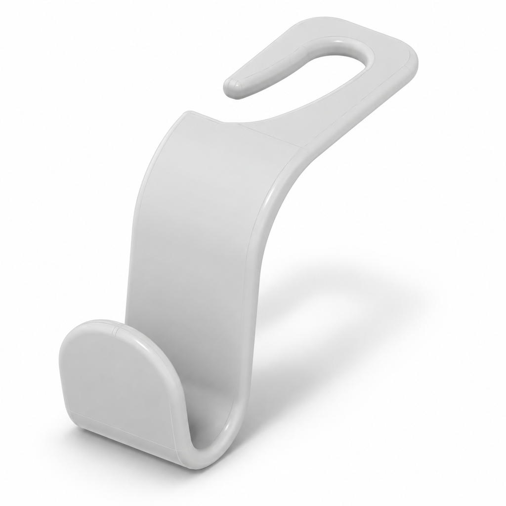 Car Headrest - Curved Bag Storage Hook 3