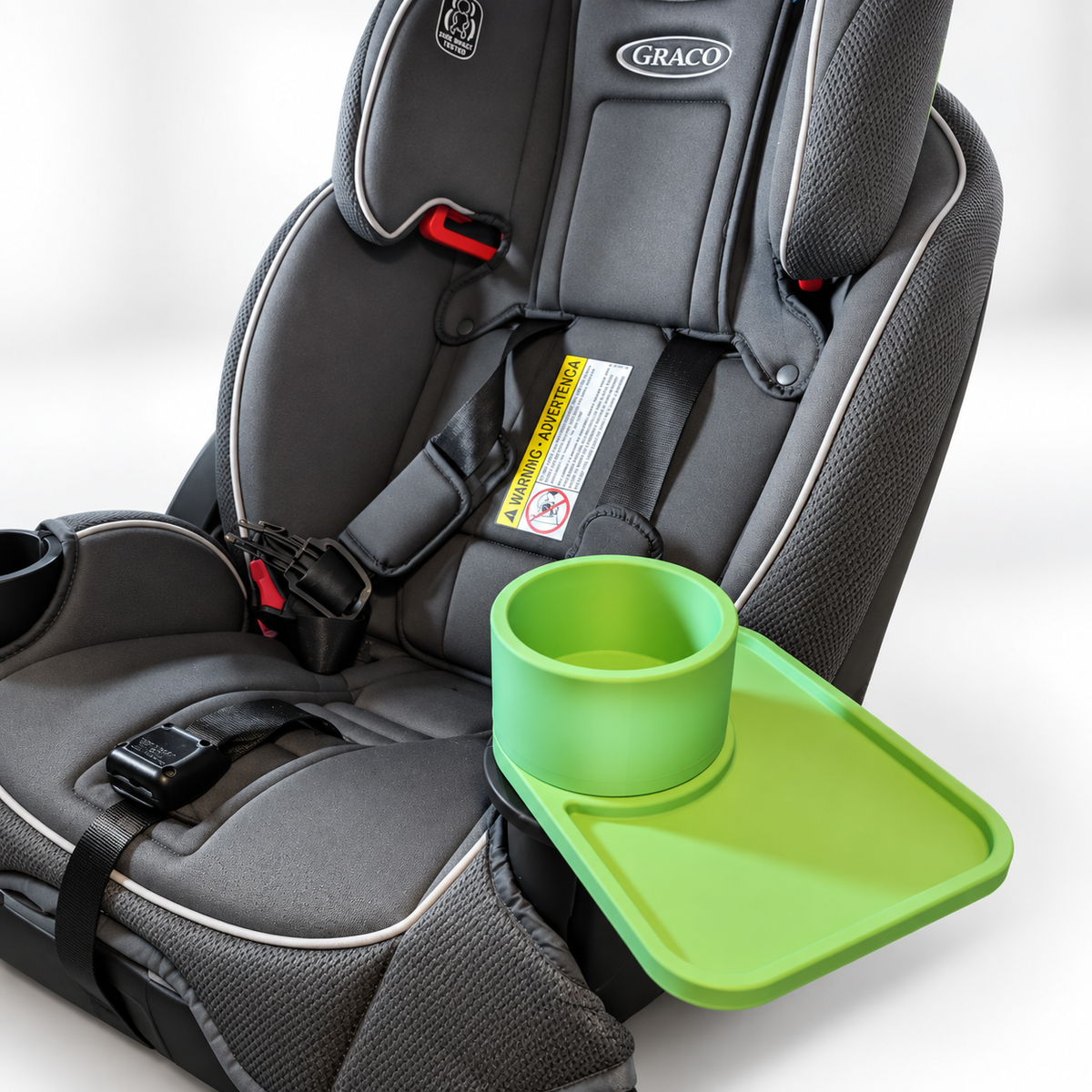 Car Seat Cup Holder - Rotating Snack Tray Insert 4