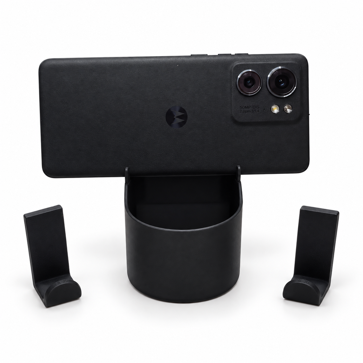 Car Headrest - Cup Holder with Phone and Bag Storage 4