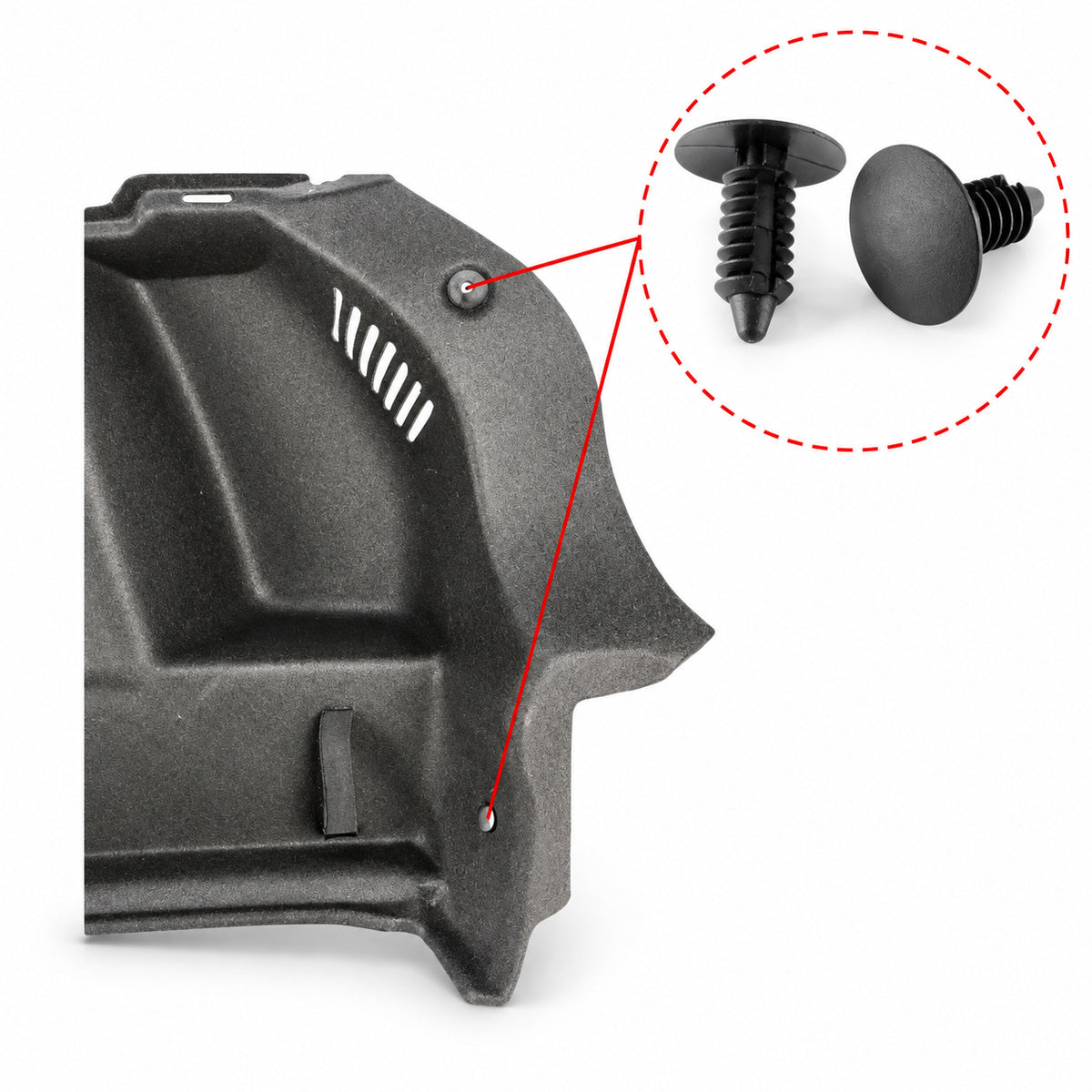 Car Interior Trim - Lining Clips (Pack of 10) 4