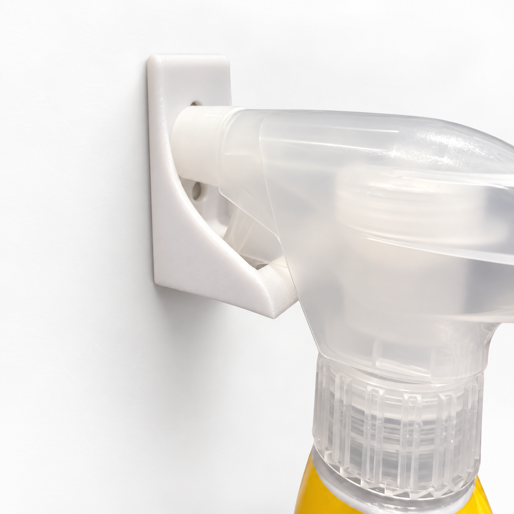 Garage Cabinet - Spray Bottle Hanging Bracket 5