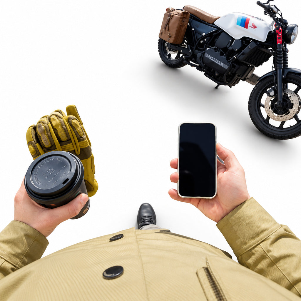 Motorcycle - Pivoting Coffee Cup Holder 5