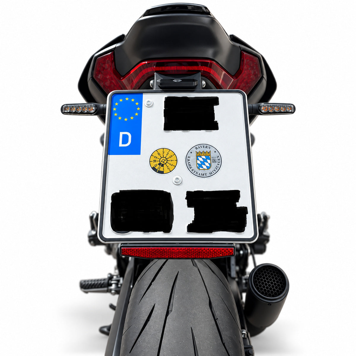 Motorcycle - License Plate Holder 180 x 200 mm 5