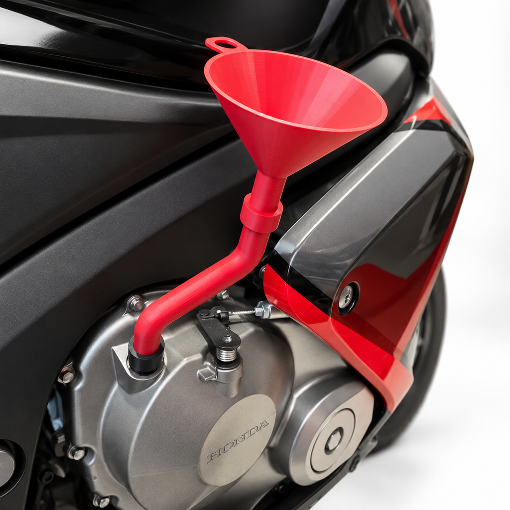 Motorcycle - Threaded Oil Filling Funnel and Adapter Kit 7