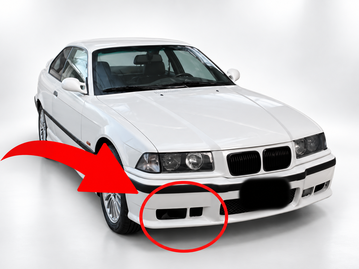 Bumper Brake Air Inlets for BMW E36 - Pair 4