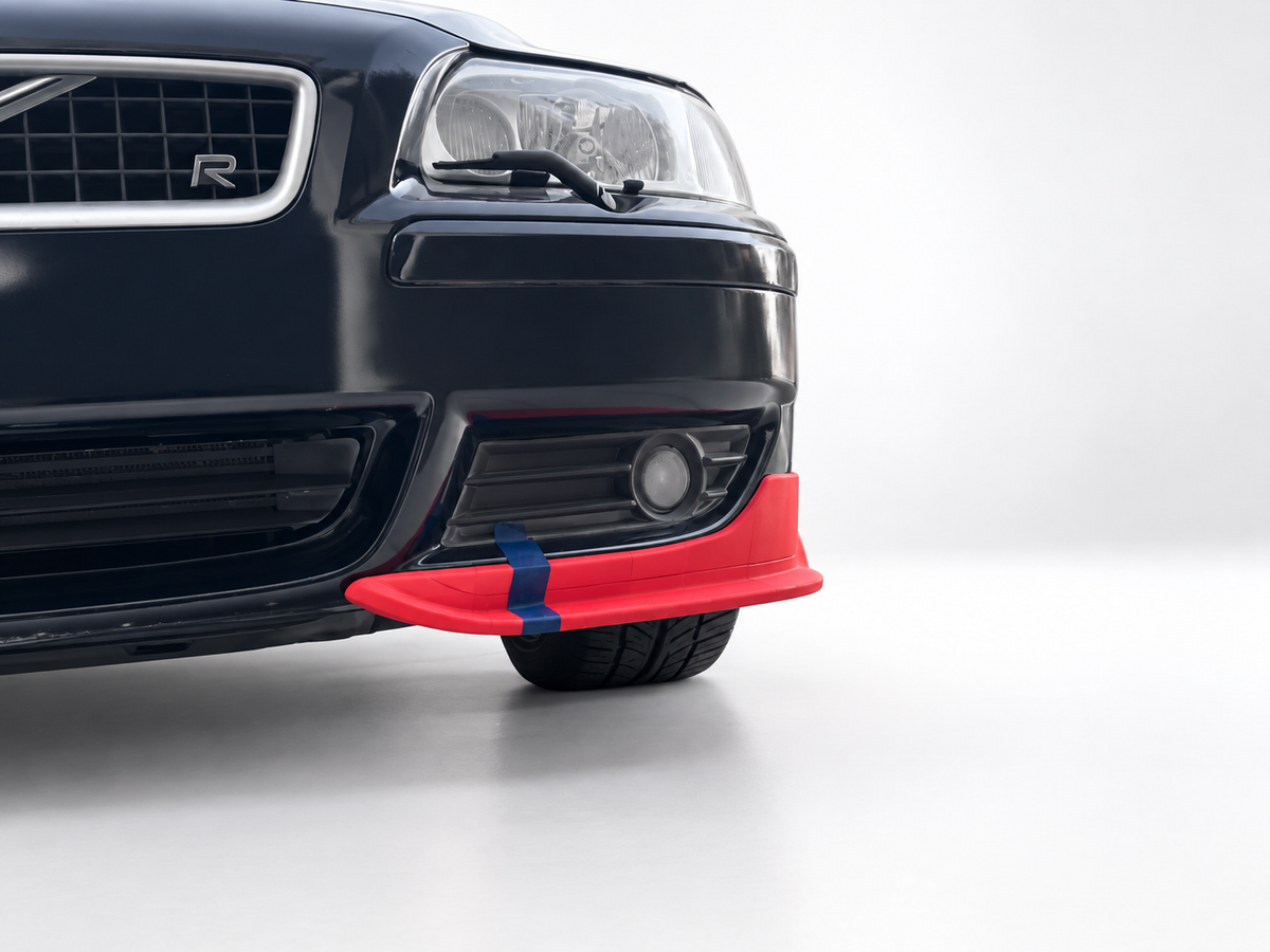 Front Bumper Winglets for Volvo S60R V70R - Sectioned Pair 4