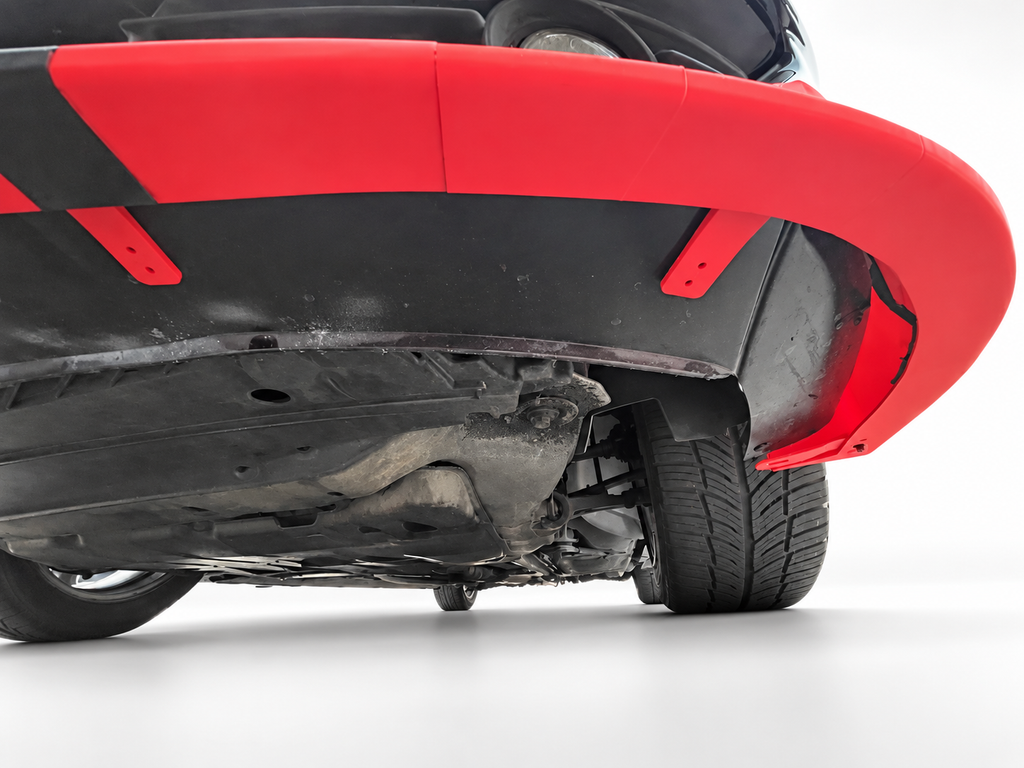 Front Bumper Winglets for Volvo S60R V70R - Sectioned Pair 5