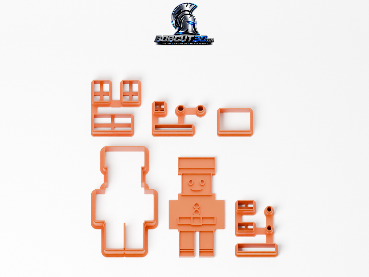Cookie Cutter - Holiday Toy Soldier — πλήρες σετ κουπάτ, σφραγίδας και εργαλείων ανά χρώμα