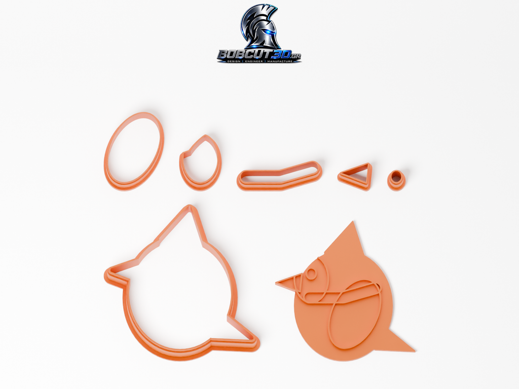 Cookie Cutter - Christmas Cardinal — πλήρες σετ κουπάτ, σφραγίδας και εργαλείων ανά χρώμα