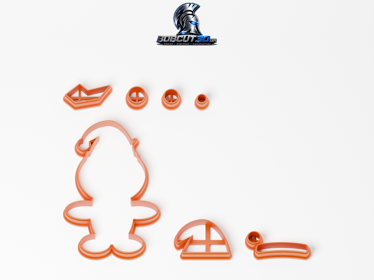 Cookie Cutter - Christmas Scrump — όλα τα εργαλεία κοπής του σετ, χωρίς στάμπες.
