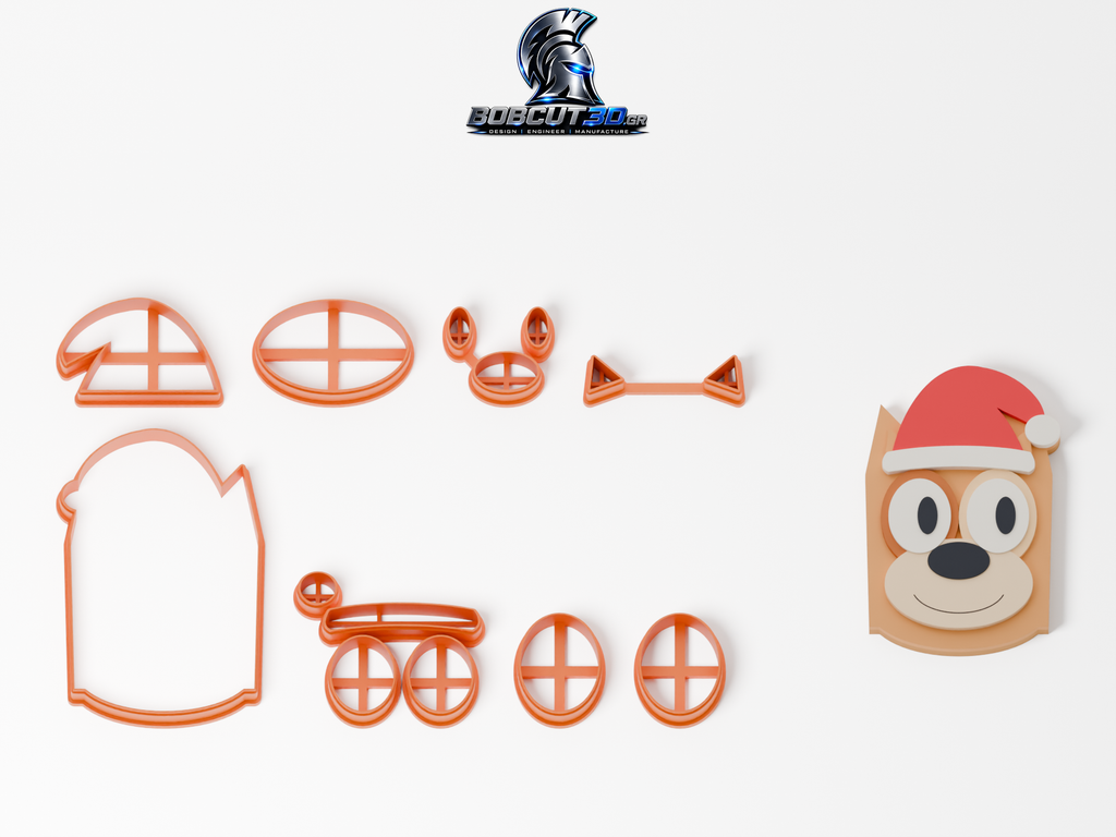 Cookie Cutter - Christmas Bingo — πλήρες σετ κουπάτ και ενδεικτικό μπισκότο με ζαχαρόπαστα, 9,5 εκ.