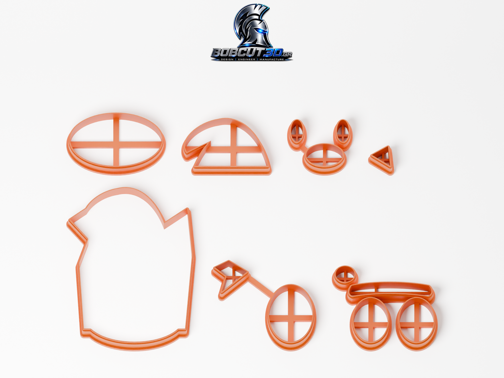 Cookie Cutter - Christmas Socks — όλα τα εργαλεία κοπής του σετ, χωρίς στάμπες.