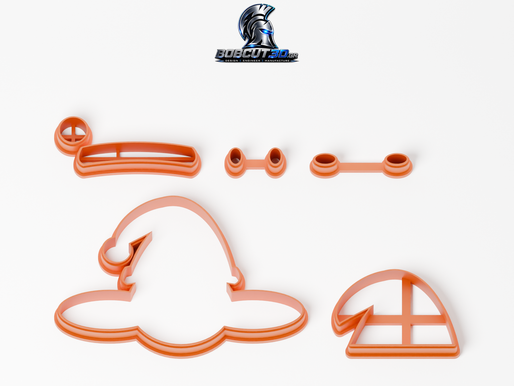 Cookie Cutter - Christmas Cinnamoroll — όλα τα εργαλεία κοπής του σετ, χωρίς στάμπες.