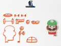 Cookie Cutter - Christmas Luigi — πλήρες σετ κουπάτ και ενδεικτικό μπισκότο με ζαχαρόπαστα, 9,5 εκ.