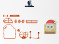 Cookie Cutter - Christmas SpongeBob — πλήρες σετ κουπάτ και ενδεικτικό μπισκότο με ζαχαρόπαστα, 9,5 εκ.