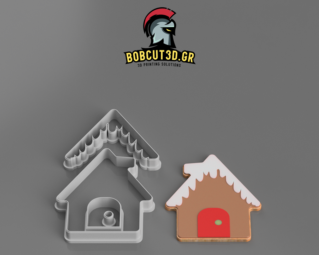Cookie Cutter - House (Christmas)