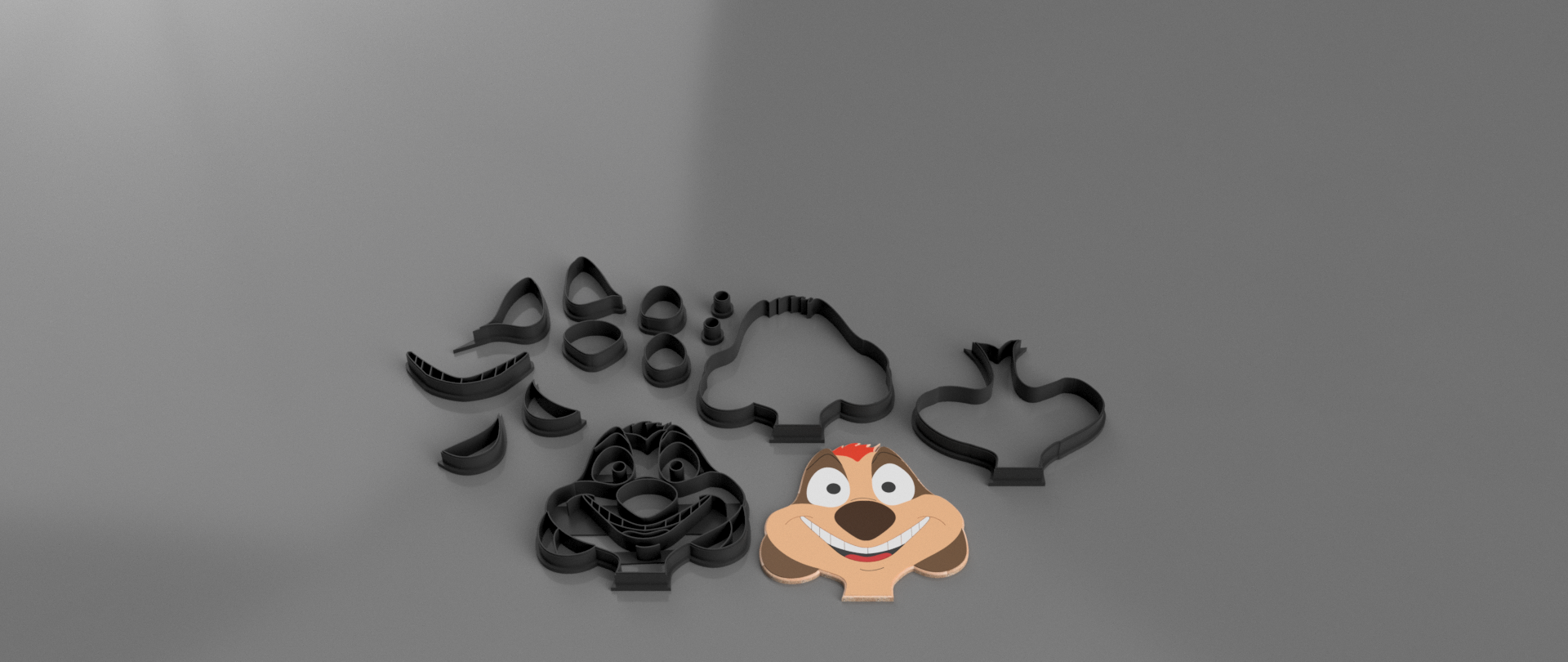 Cookie Cutter - Timon (Lion King)