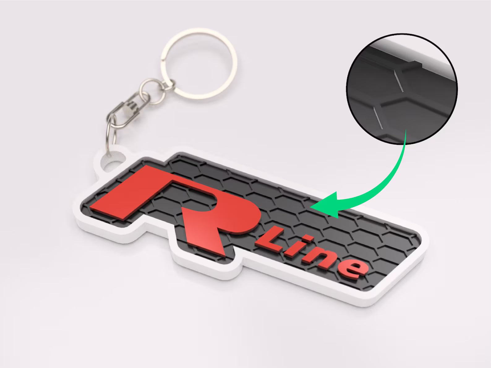 Keychain - R Line