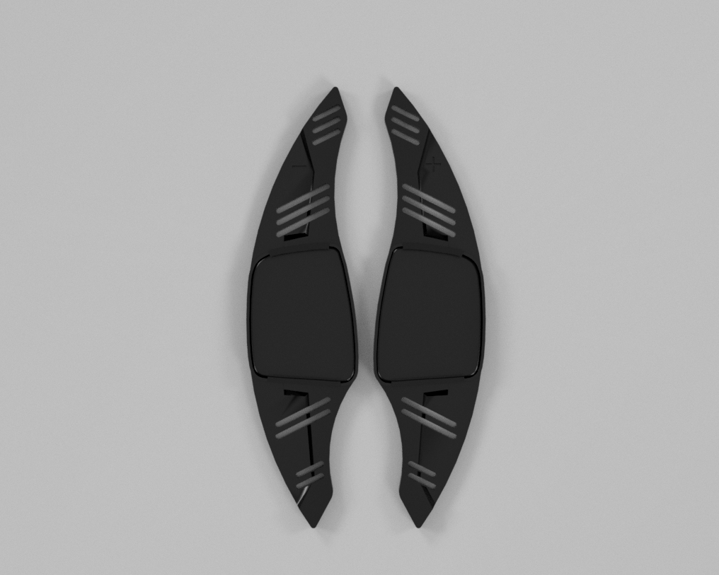 Shift Paddles - Audi A3, A4, A5, S3, S4, S5 (Black)