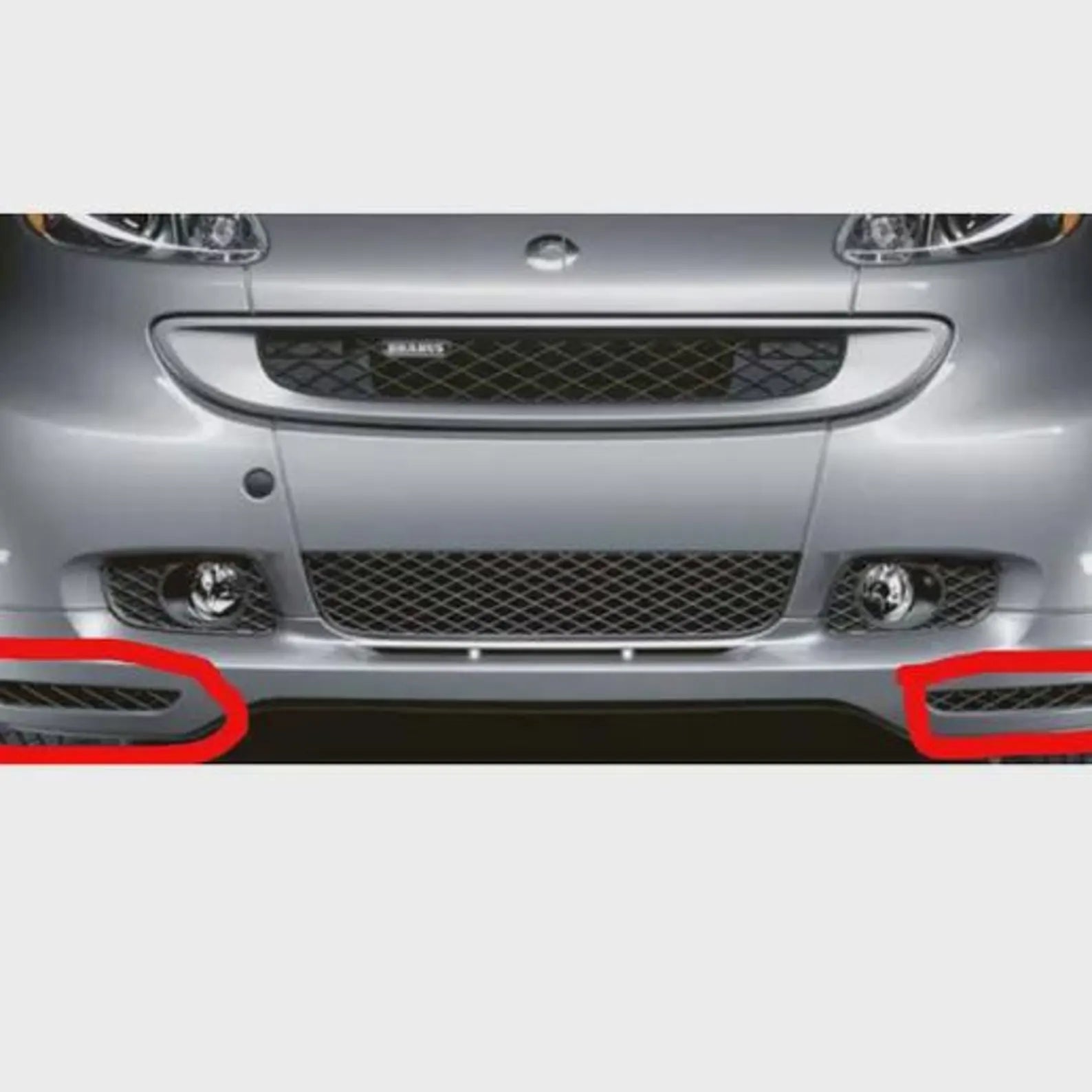 Smart ForTwo 451 Brabus - Front Spoiler Grille