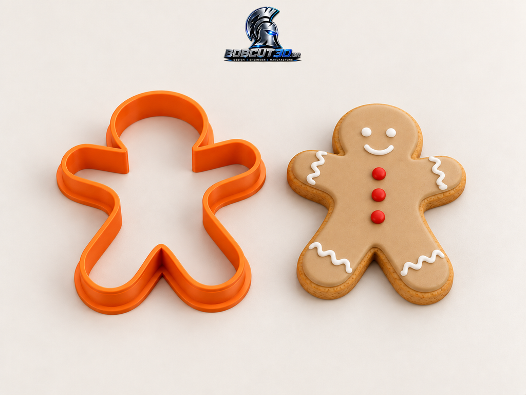 Cookie Cutter - Toy (Christmas) — κουπάτ με ενδεικτικό διακοσμημένο μπισκότο με ζαχαρόπαστα