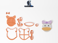 Cookie Cutter - Daisy Duck: πλήρες σετ εργαλείων δίπλα στο διακοσμημένο μπισκότο