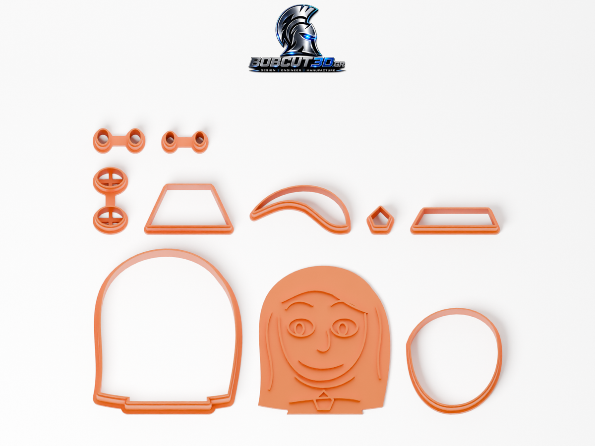 Cookie Cutter - Moana: ολόκληρο το σετ κουπάτ και σφραγίδας
