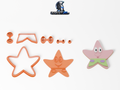 Cookie Cutter - Patrick Star: πλήρες σετ εργαλείων δίπλα στο διακοσμημένο μπισκότο