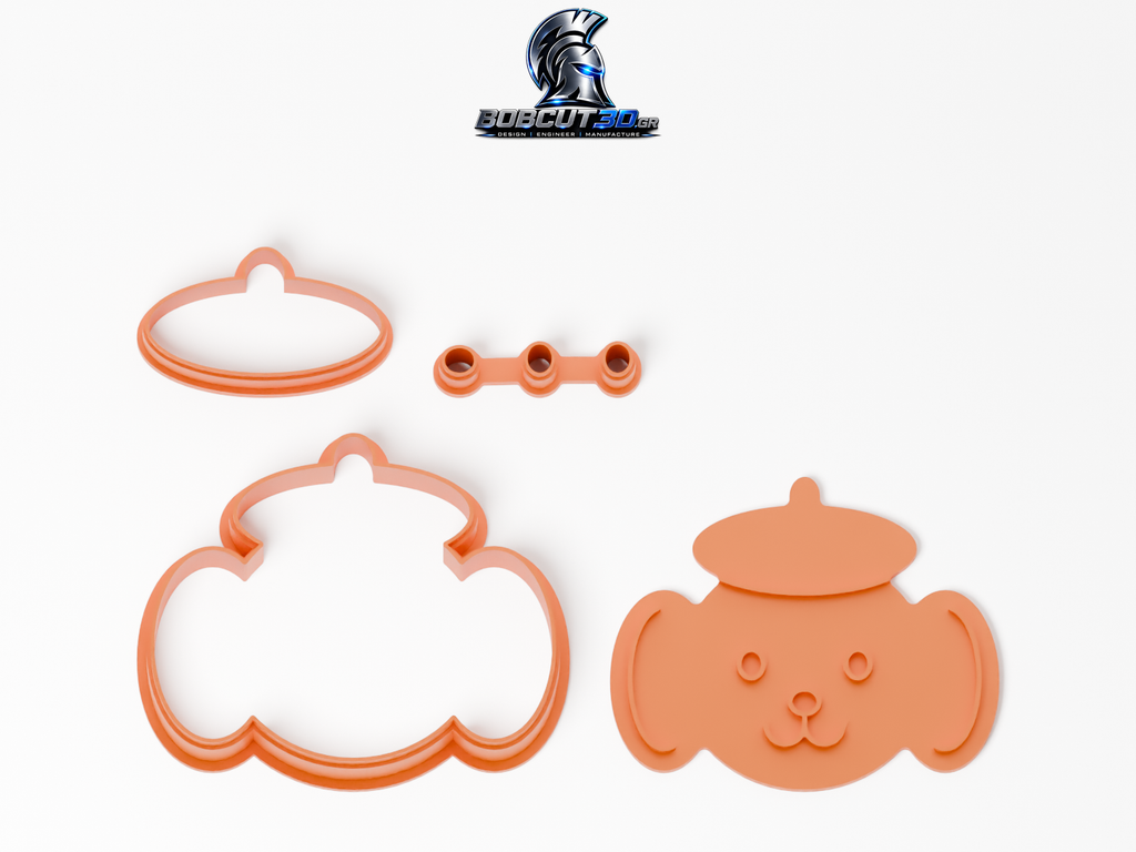 Cookie Cutter - Pompompurin: ολόκληρο το σετ κουπάτ και σφραγίδας